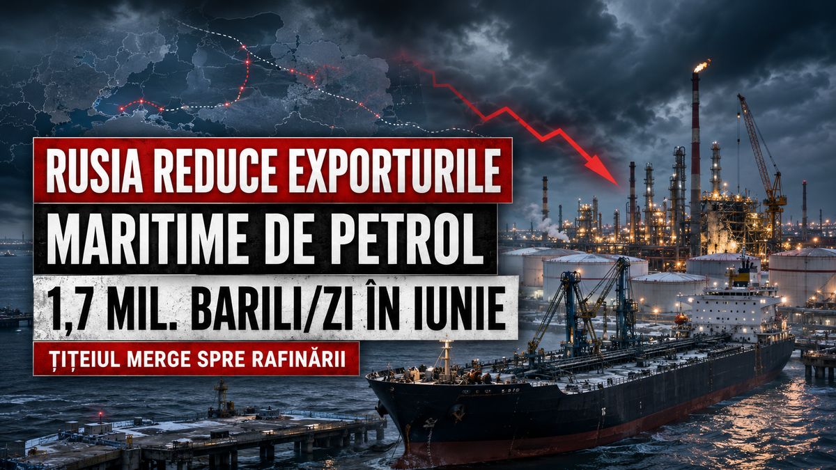 Rusia reduce exporturile de petrol în iunie la 1,7 mil. bpd — NRG-IA