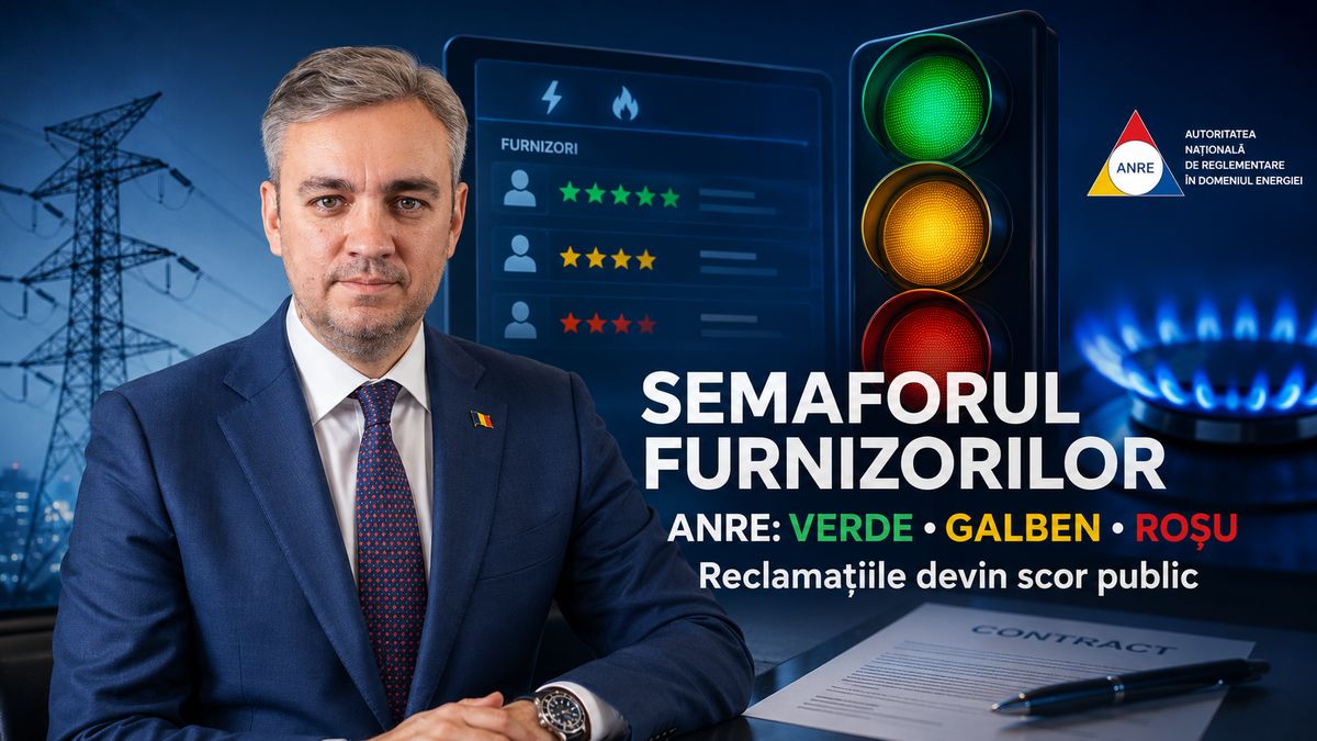 ANRE pregătește semaforul furnizorilor: verde, galben și roșu după reclamațiile clienților — NRG-IA