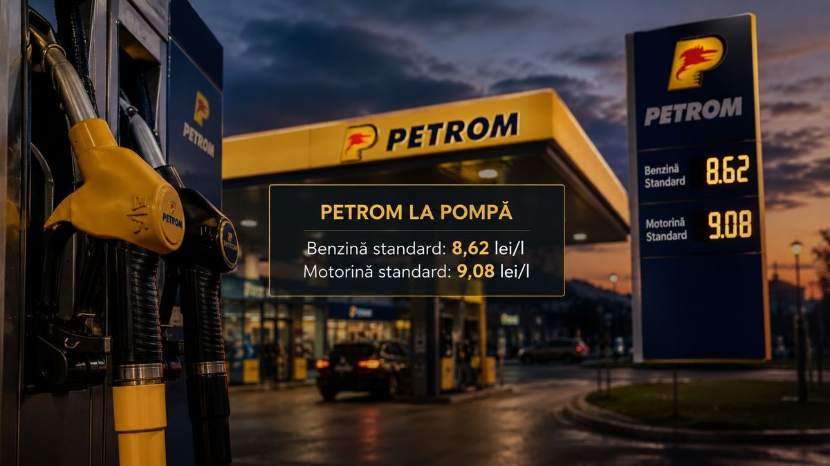 Benzina standard coboară la 8,62 lei/l la Petrom. Prețurile la pompă pe 16 iunie 2026 — NRG-IA
