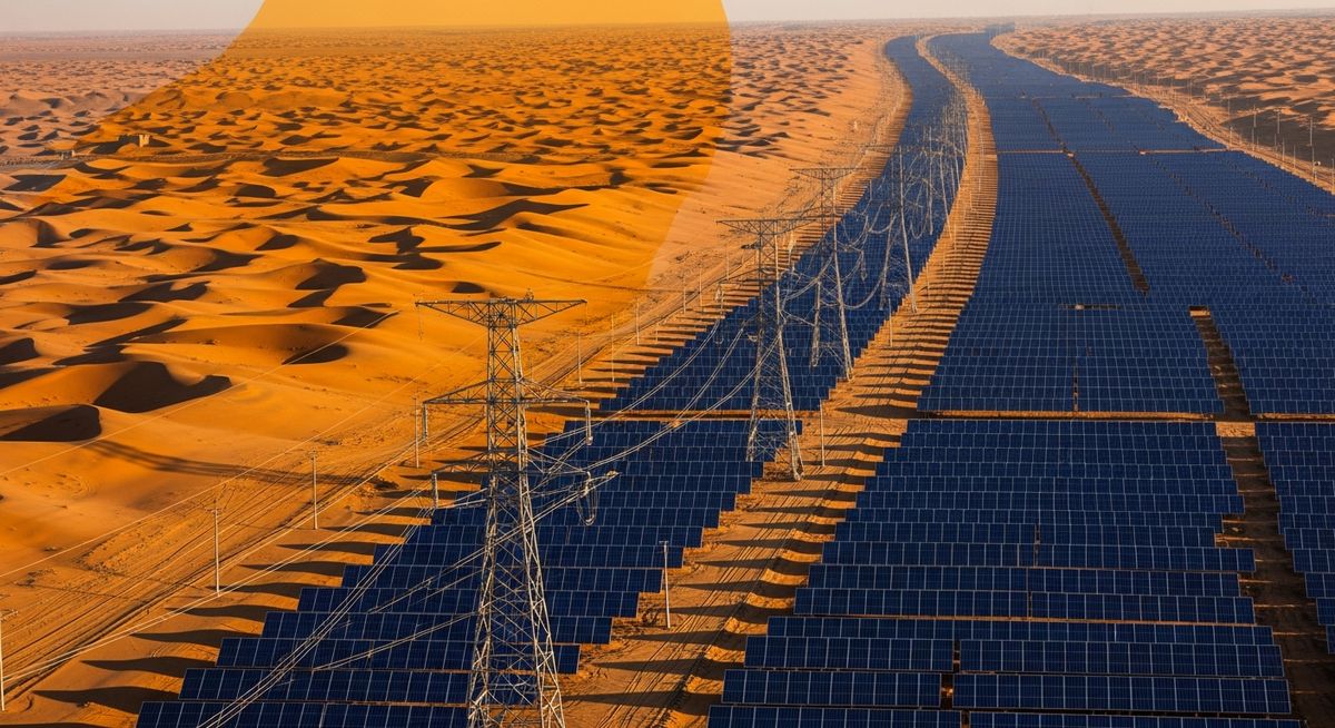 China transformă deșertul Kubuqi într-un zid solar de 400 km vizibil din satelit — NRG-IA