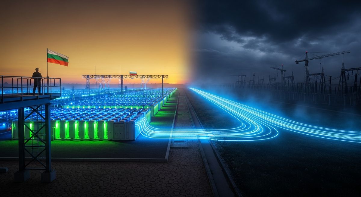 Stocare energie Bulgaria: Baterie gigant de 602 MWh la Burgas — NRG-IA