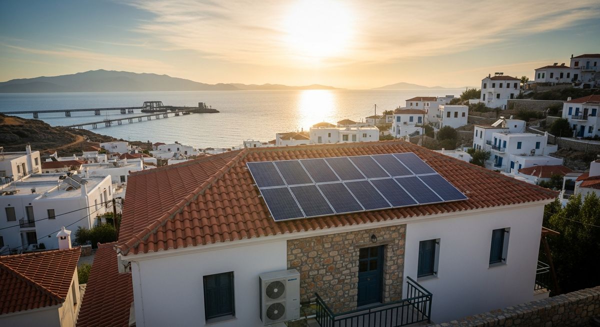 Pompe de căldură Grecia: decarbonizare prin solar — NRG-IA