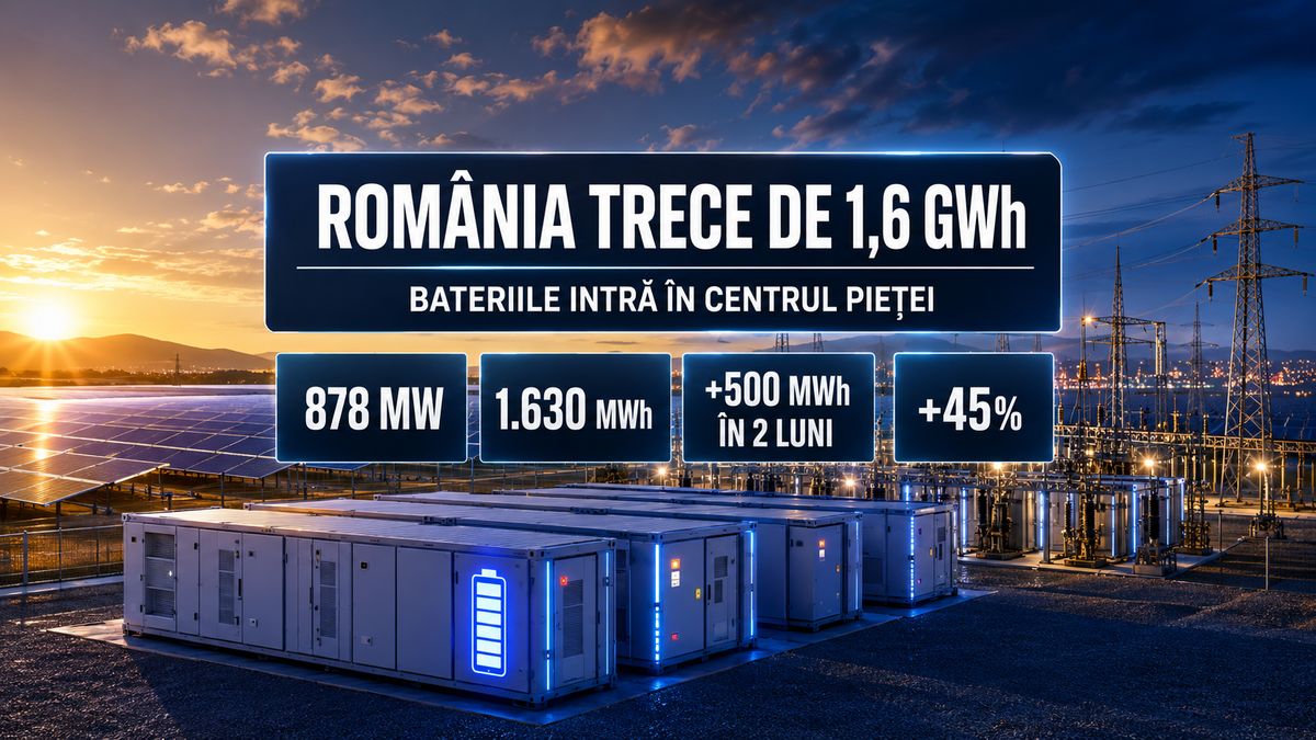 România ajunge la 1.630 MWh în baterii: 500 MWh de stocare noi în două luni și miza flexibilității în SEN — NRG-IA