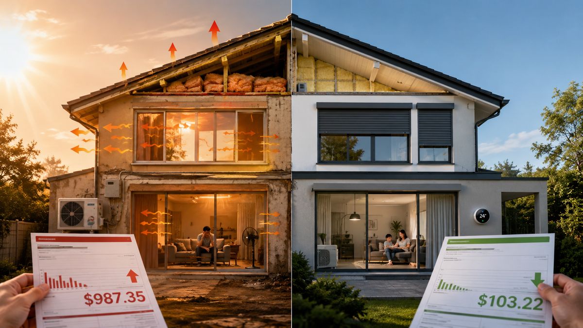 Cea mai ieftină energie este cea neconsumată: ghid pentru reducerea facturii prin izolație, umbrire și reglaj — NRG-IA