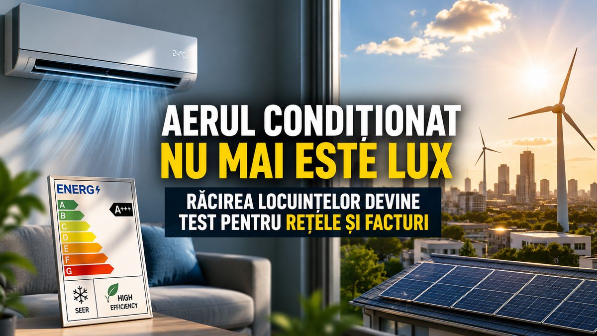 Aerul condiționat devine necesitate energetică în Europa: răcirea locuințelor, solarul și presiunea pe rețele — NRG-IA