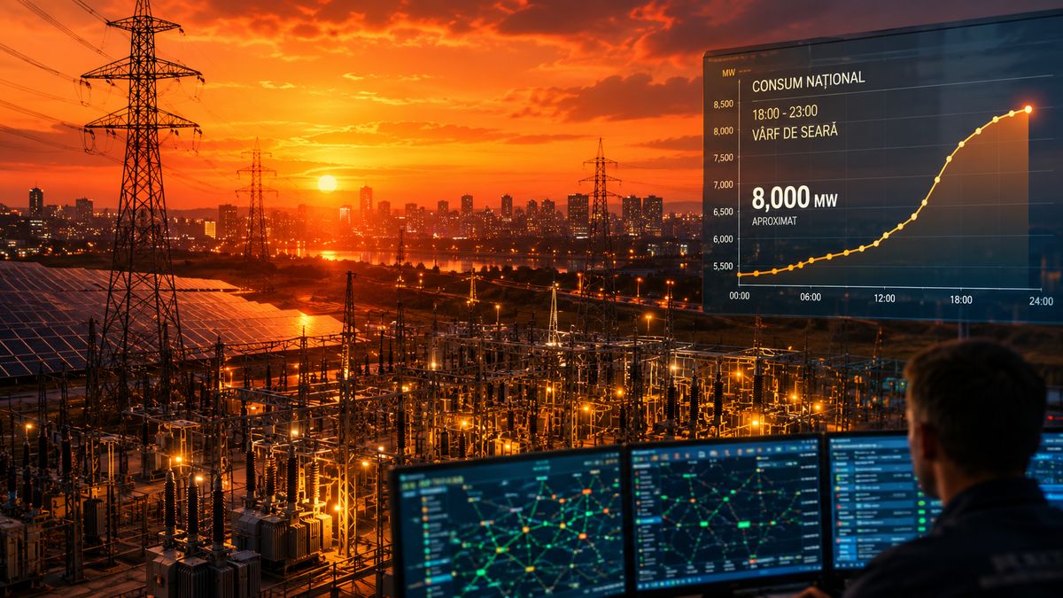 Canicula ridică consumul de electricitate spre 8.000 MW, iar Transelectrica menține rețeaua la capacitate maximă — NRG-IA