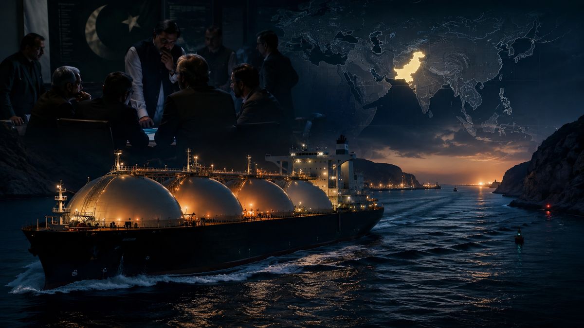 Licitație urgență GNL Pakistan Strâmtoarea Hormuz — NRG-IA