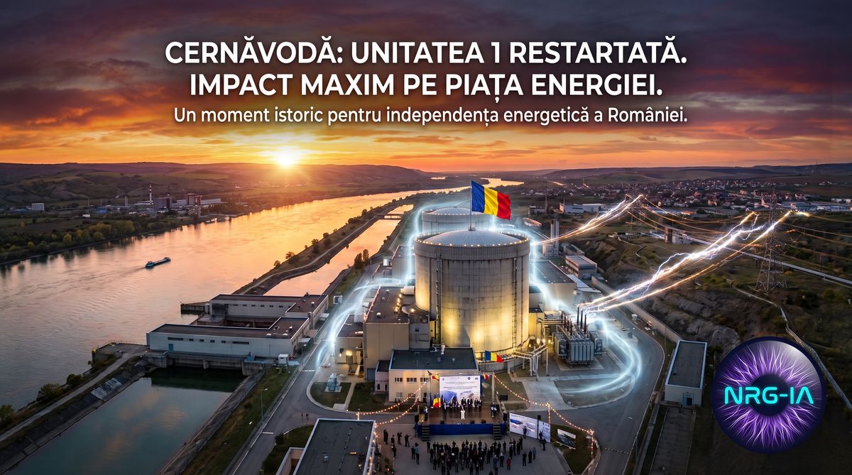 Unitatea 1 Cernavodă reconectată la rețeaua națională — NRG-IA