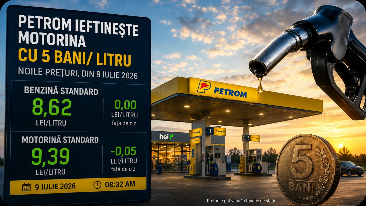 Ieftinire motorină Petrom: prețuri noi în benzinării — NRG-IA