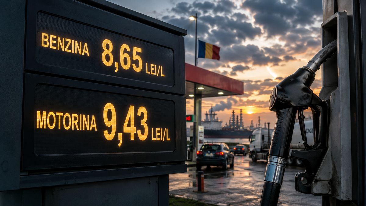 Preț carburanți România, 12 iulie 2026: motorina 9,43 lei, benzina 8,65 lei și petrolul Brent la 76 dolari — NRG-IA