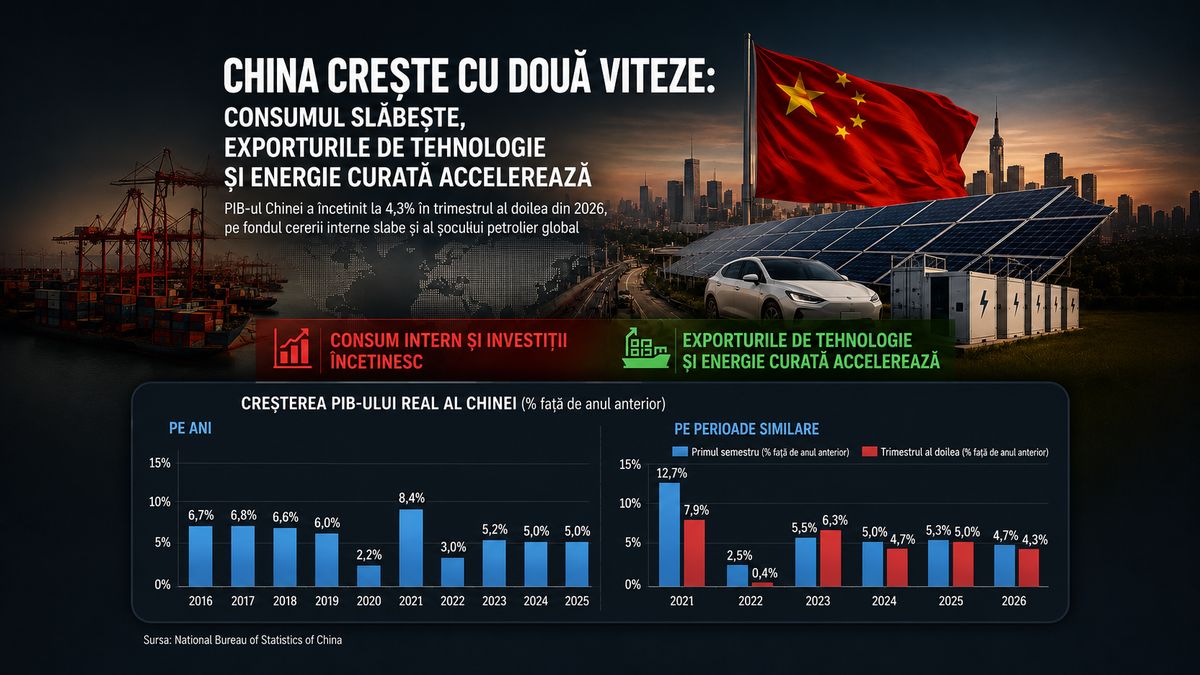 Economia Chinei încetinește, dar exporturile de baterii, mașini electrice și tehnologie accelerează — NRG-IA