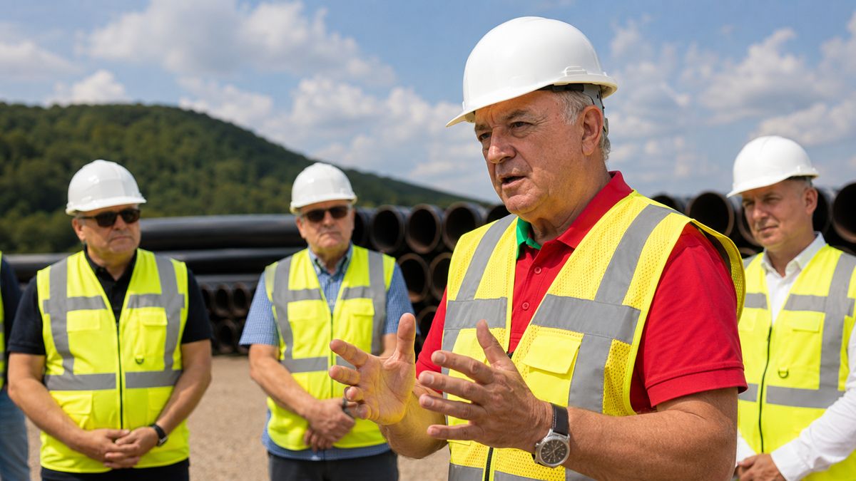 Ion Sterian verifică magistrala Transgaz Prunișor–Jupa de 682 milioane de lei — NRG-IA