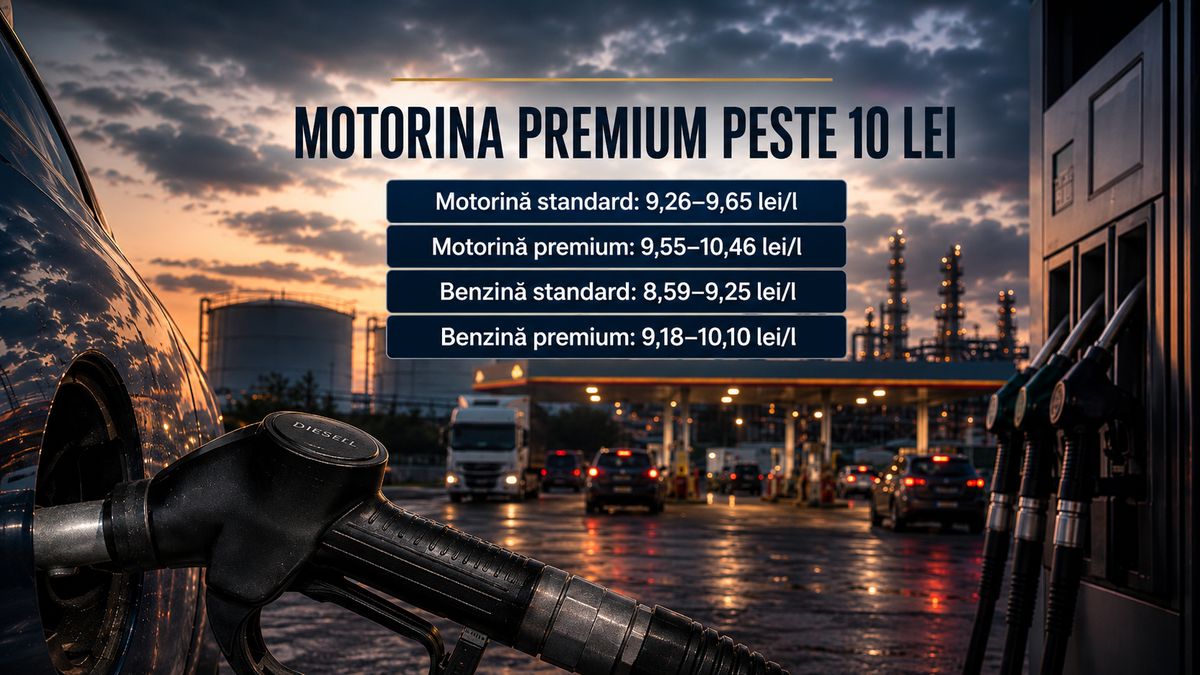 Prețurile carburanților la 19 iulie 2026: motorina standard 9,54 lei, premium 10,31 lei — NRG-IA