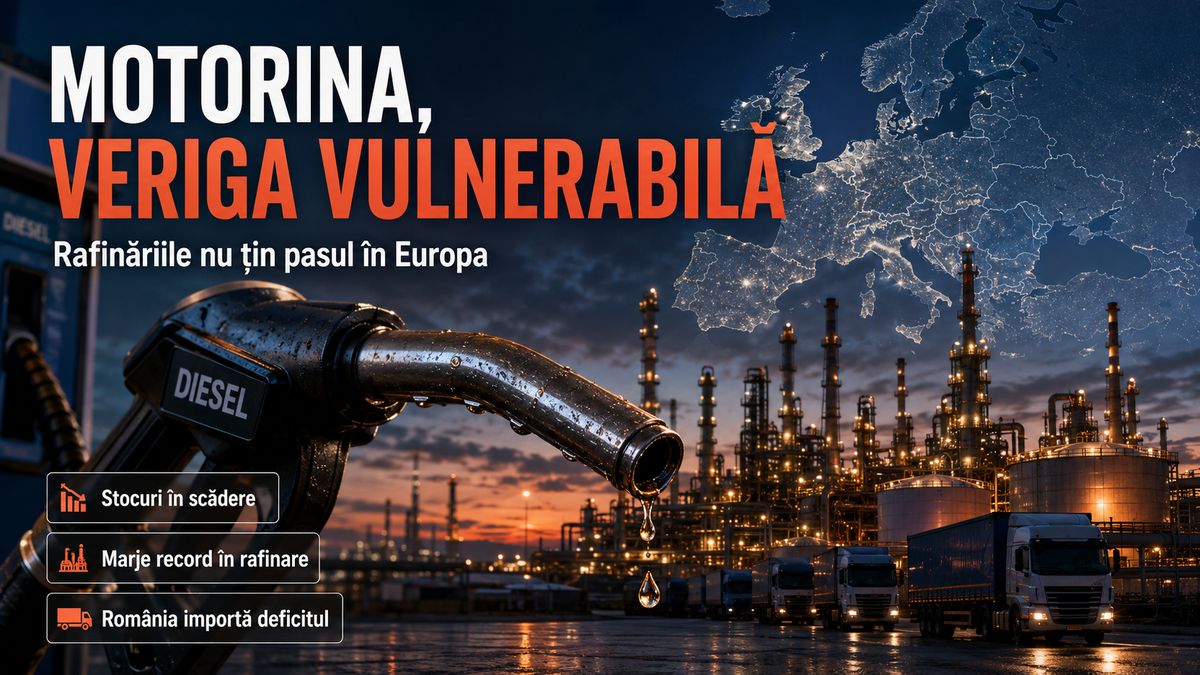 Motorina se scumpește în Europa: stocuri în scădere și impact asupra României — NRG-IA