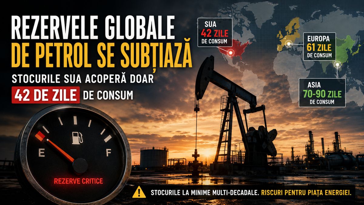 SUA au 42 de zile de petrol? Ce arată rezervele din America, Europa și Asia — NRG-IA