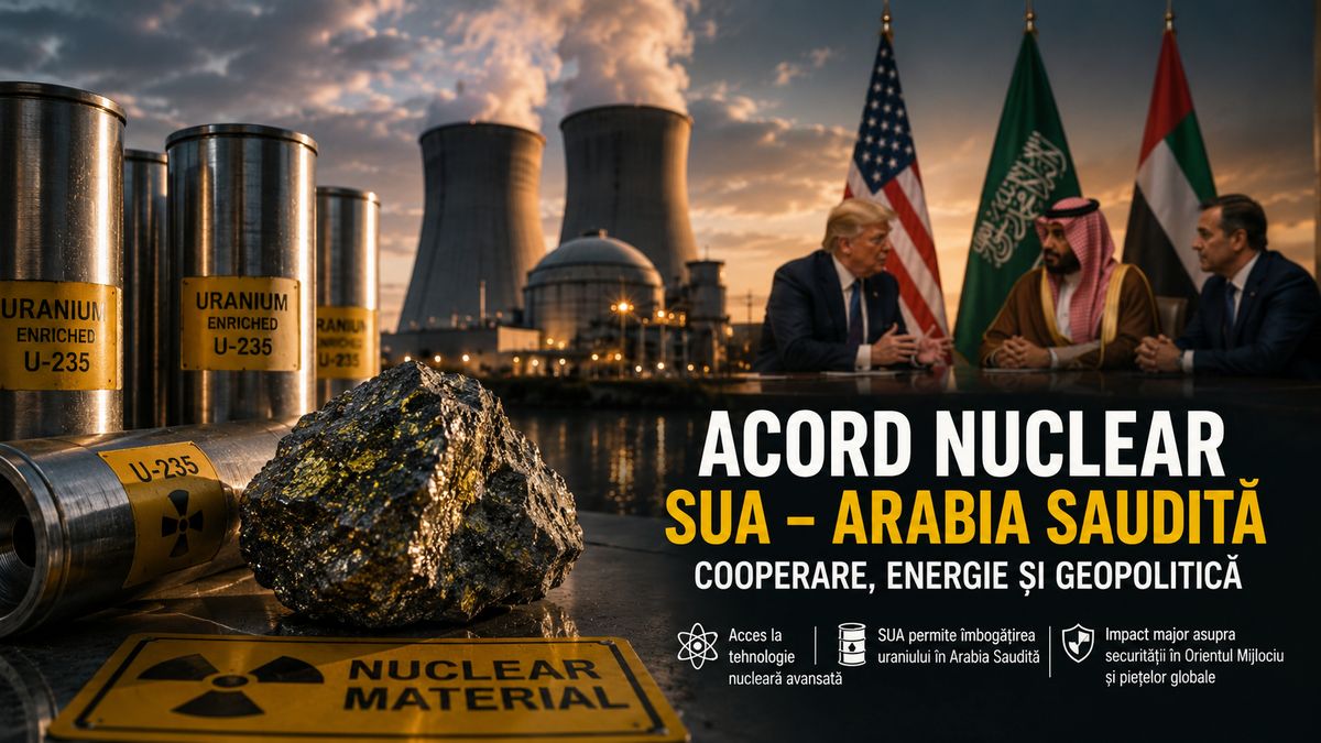 Acord nuclear SUA-Arabia Saudită: Trump aprobă uraniul — NRG-IA