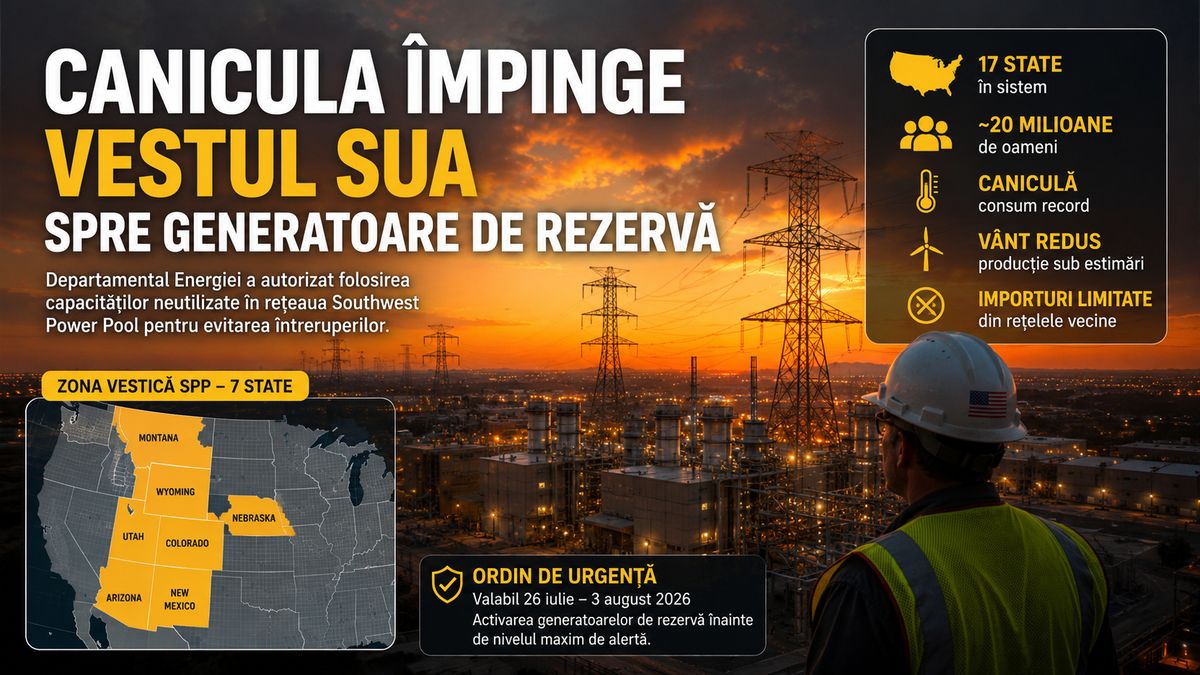 SUA autorizează generatoare de rezervă în rețeaua Southwest Power Pool pe fondul caniculei — NRG-IA