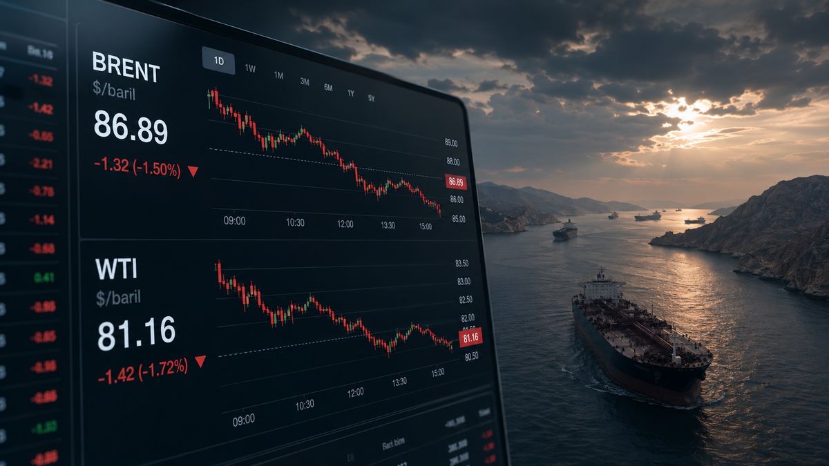Petrolul Brent scade, dar exporturile prin Strâmtoarea Hormuz rămân sever restrânse — NRG-IA