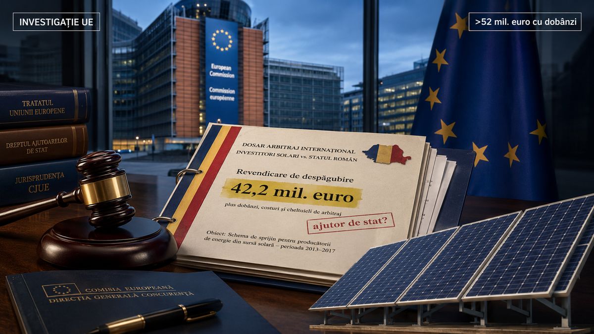 Comisia Europeană investighează despăgubirea de peste 52 de milioane de euro cerută României de investitorii solari — NRG-IA