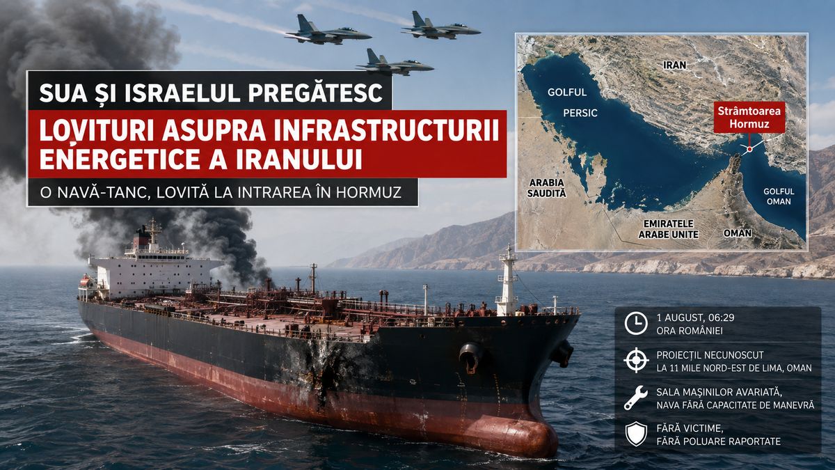 SUA și Israel pregătesc posibile lovituri asupra infrastructurii energetice a Iranului, iar o navă este lovită lângă Hormuz — NRG-IA