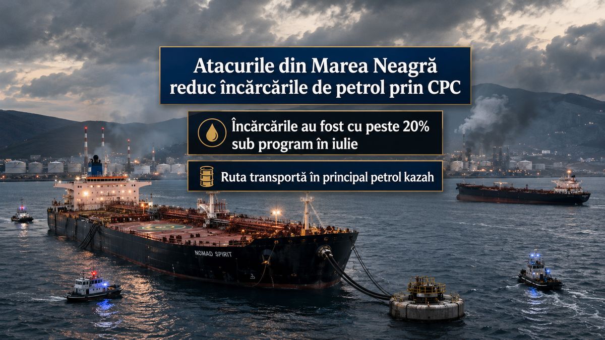 Atacurile din Marea Neagră reduc încărcările de petrol kazah prin CPC cu peste 20% — NRG-IA