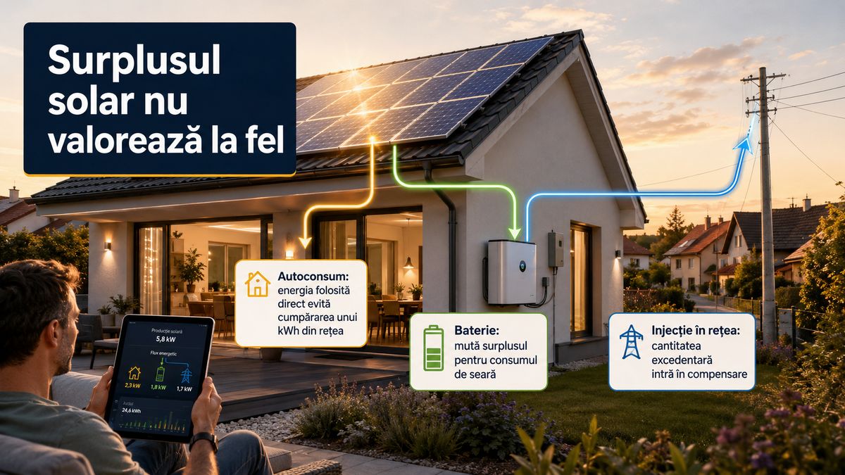 Surplusul prosumatorului: când merită autoconsumul, bateria sau injecția în rețea — NRG-IA