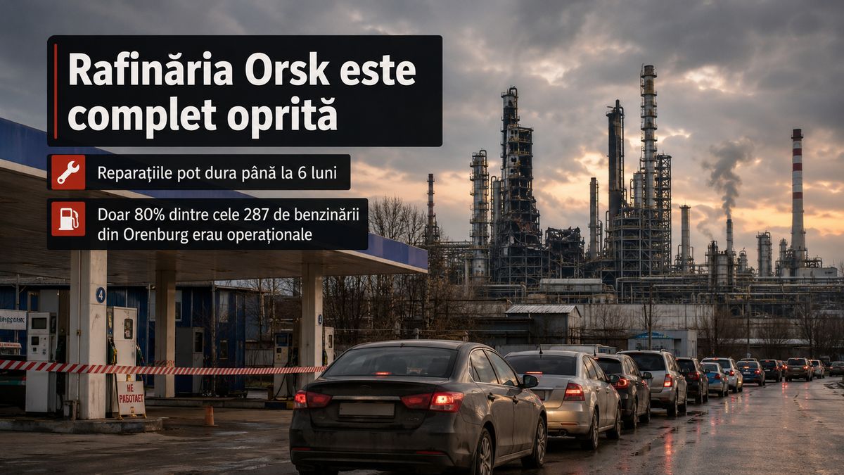 Rafinăria Orsk este complet oprită după atacul ucrainean. Reparațiile pot dura șase luni — NRG-IA