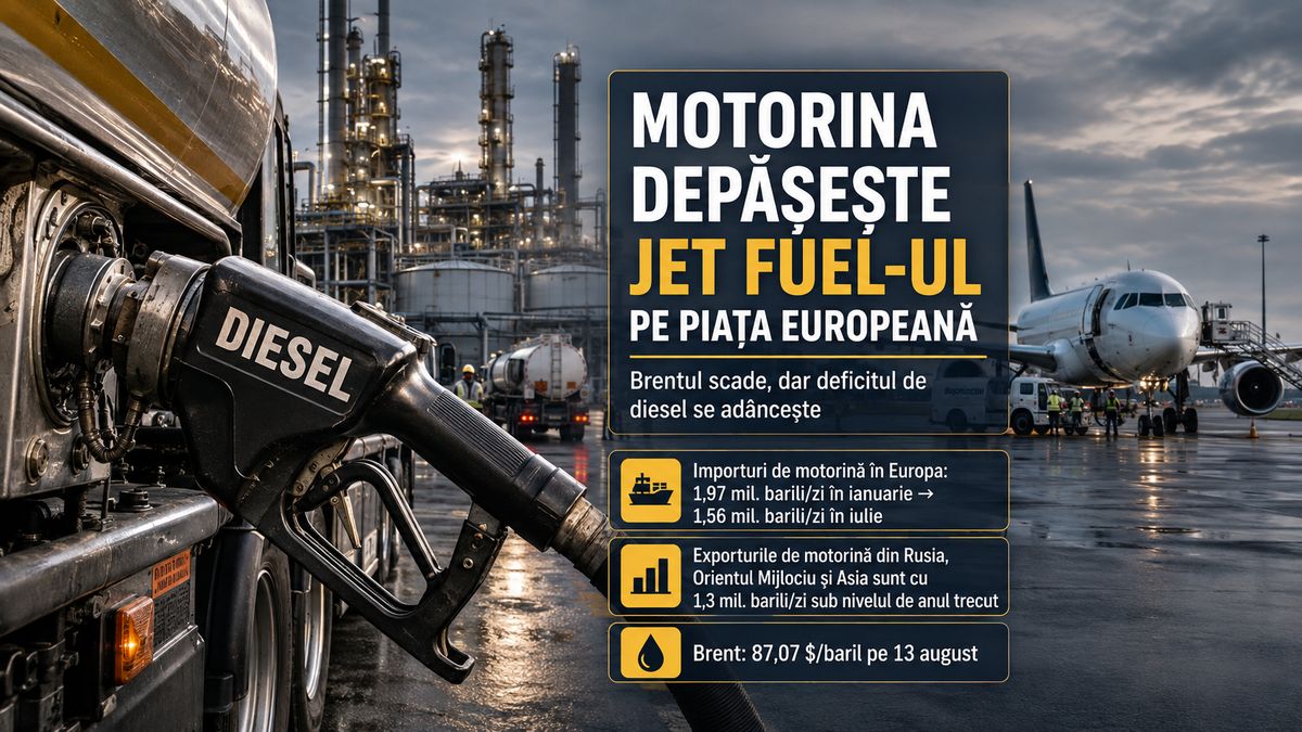 Motorina se decuplează de Brent în Europa: importurile scad, deficitul global de diesel se adâncește — NRG-IA
