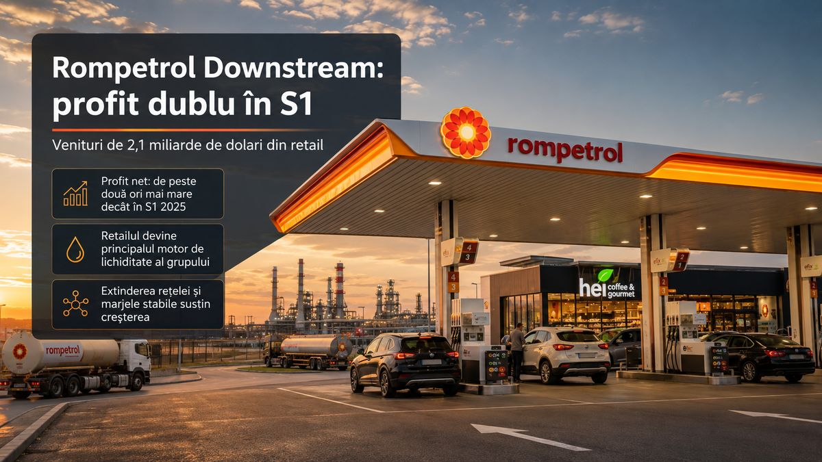 Profit Rompetrol S1: Venituri de 2,1 miliarde de dolari — NRG-IA