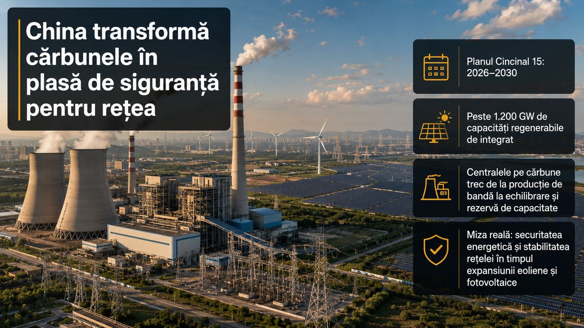 Planul Cincinal 15 al Chinei: cărbunele ca siguranță — NRG-IA