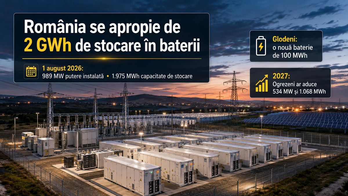 Baterii în România 2026–2027: 1.975 MWh instalați și proiecte de peste 1 GWh în dezvoltare — NRG-IA