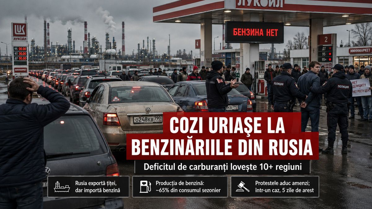 Rusia importă benzină din India pe fondul crizei rafinăriilor și al deficitului de carburanți — NRG-IA