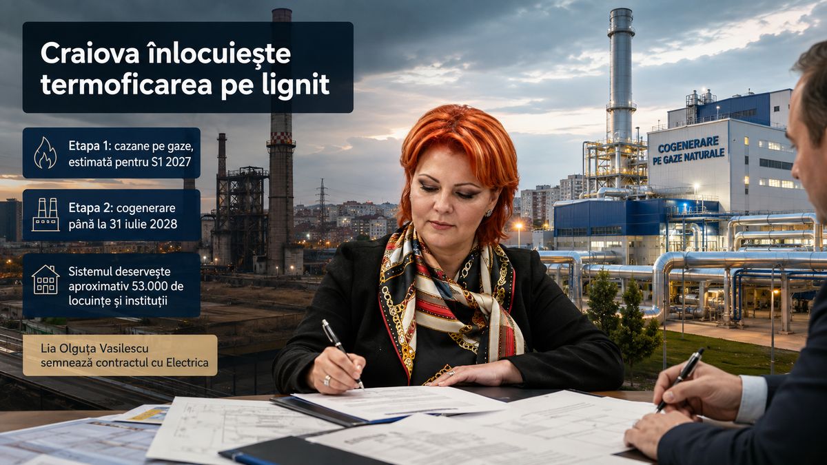 Craiova înlocuiește termoficarea pe lignit cu sistemul Electrica pe gaze și cogenerare — NRG-IA