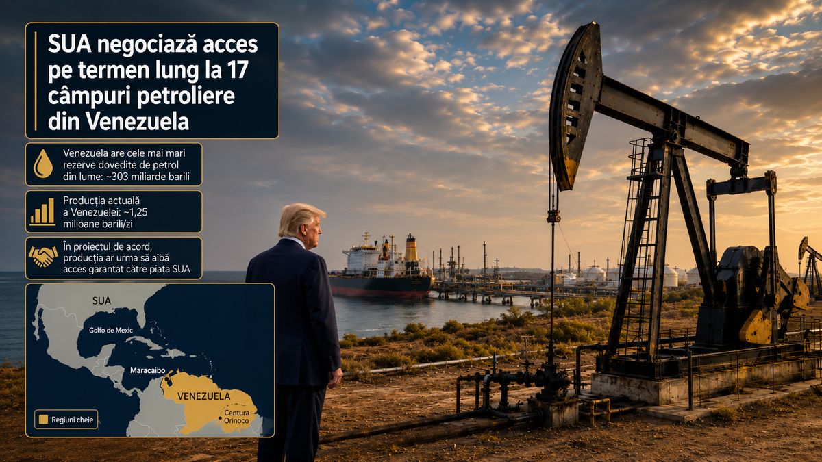 SUA negociază acces pe termen lung la 17 câmpuri petroliere din Venezuela — NRG-IA