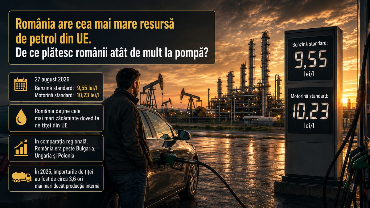 România are cele mai mari rezerve de petrol din UE. De ce carburanții sunt mai scumpi decât în Bulgaria și Ungaria — NRG-IA