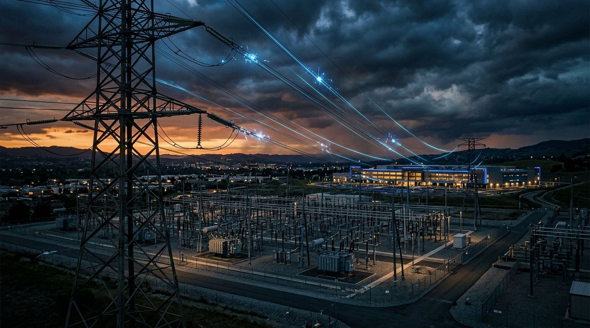 Deficit retea electrica SUA: AI si tranzitia verde — NRG-IA