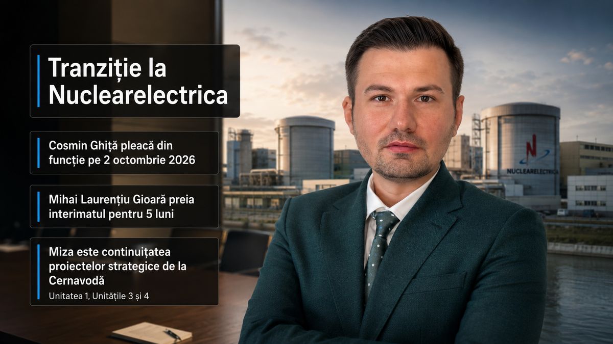 Cosmin Ghita pleaca de la Nuclearelectrica: Gioara interimar — NRG-IA