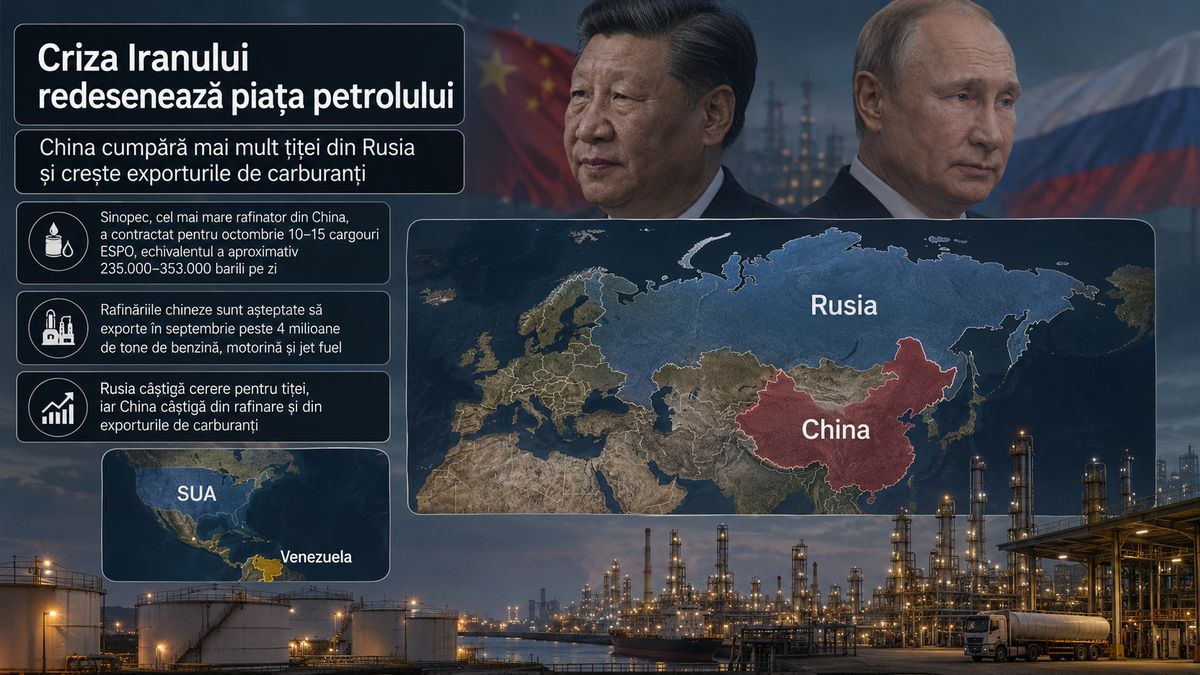 Criza Iranului redesenează piața petrolului: China cumpără mai mult din Rusia și crește exporturile de carburanți — NRG-IA