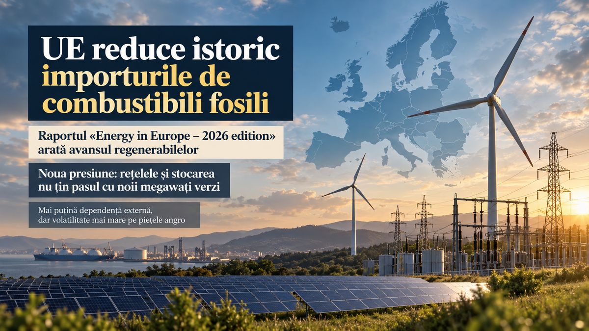 Raport energetic CE 2026: Scădere istorică a importurilor — NRG-IA