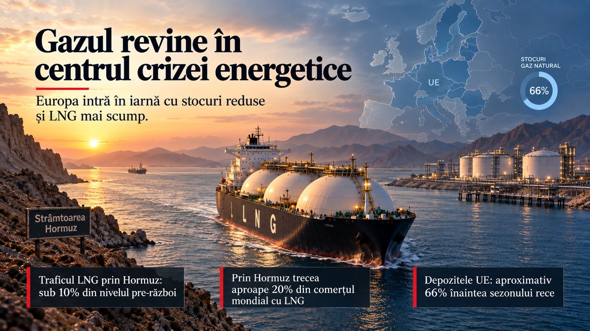 Hormuz și criza LNG: Europa intră în iarna 2026 cu stocuri reduse și gaze scumpe — NRG-IA