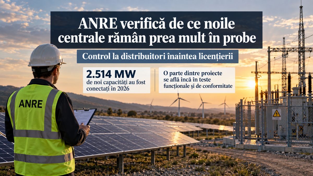 ANRE controlează distribuitorii pentru perioadele lungi de testare și licențiere a noilor centrale — NRG-IA
