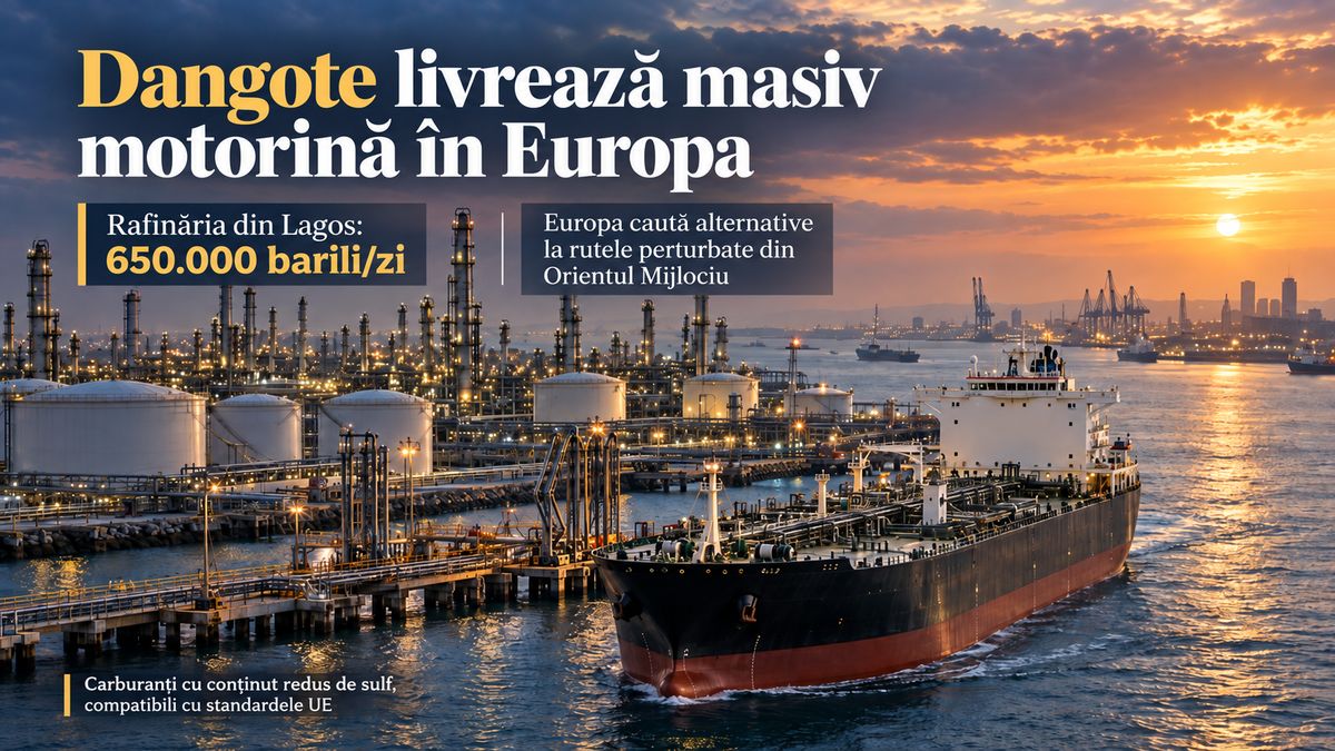 Rafinăria Dangote livrează carburant în Europa — NRG-IA