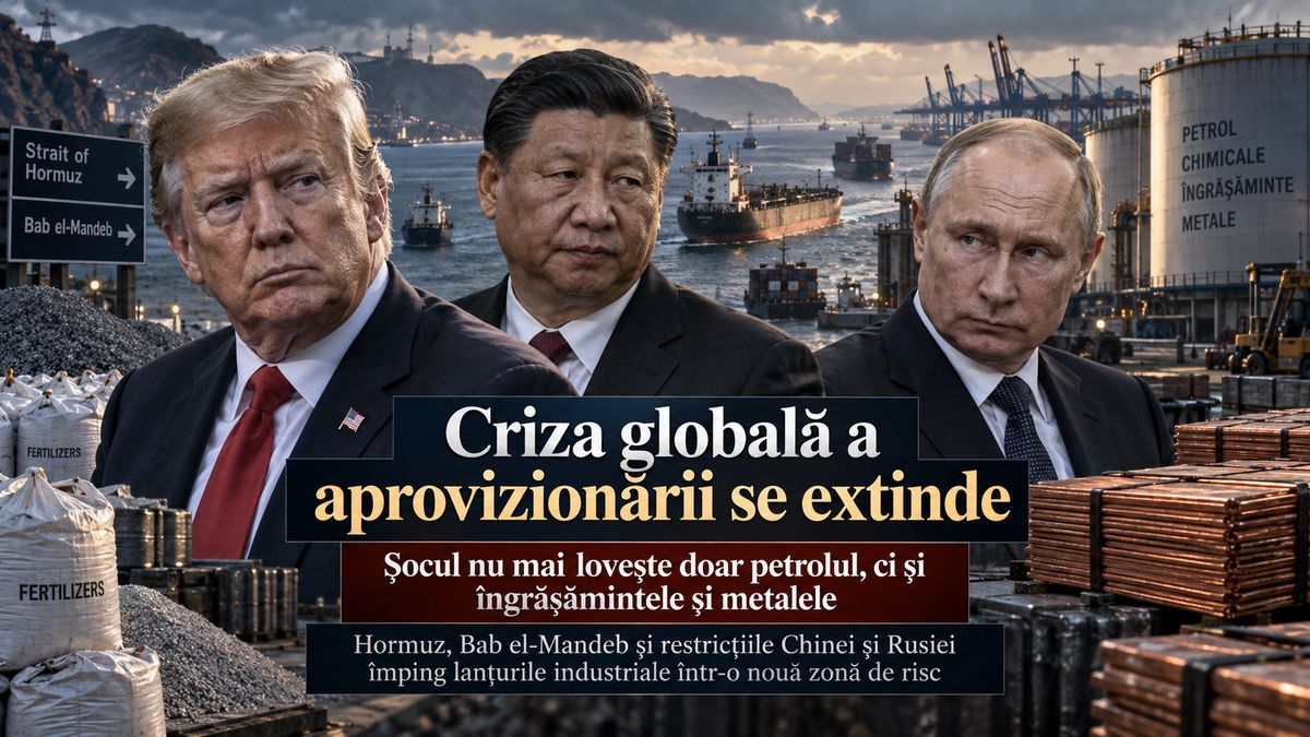 Criza globală a aprovizionării se extinde dincolo de petrol: îngrășămintele și metalele intră în aceeași zonă de risc — NRG-IA