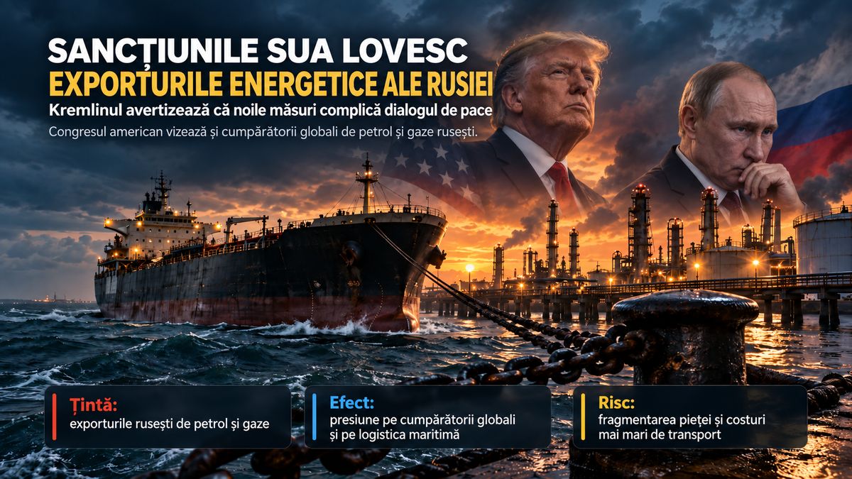 Sancțiuni SUA asupra hidrocarburilor rusești: Moscova avertizează că negocierile de pace sunt afectate — NRG-IA