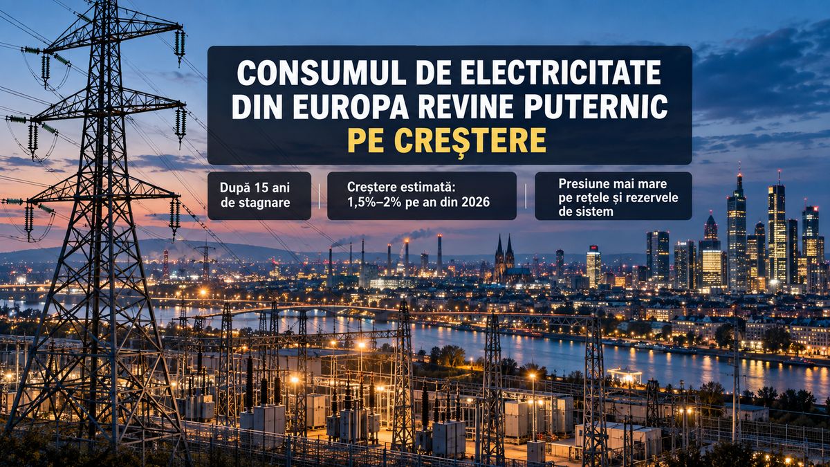Consumul de energie din Europa crește accelerat la iarnă — NRG-IA