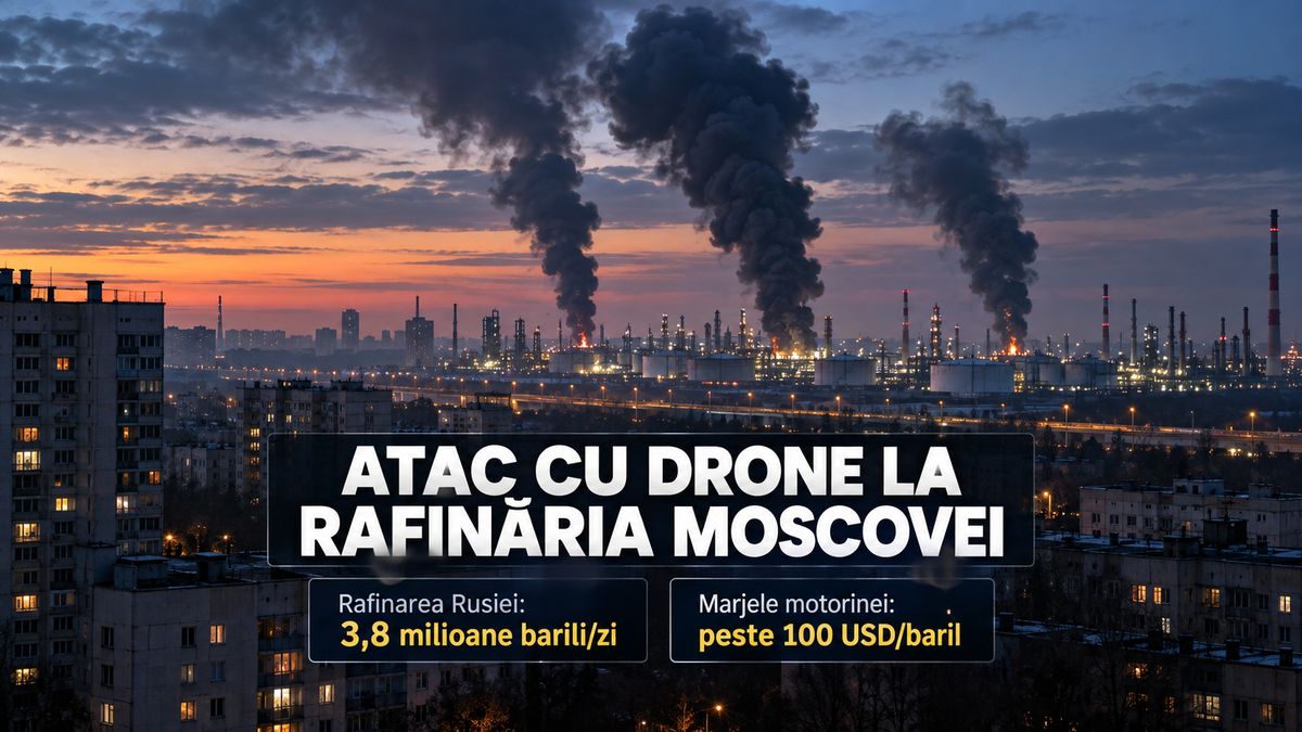 Atac cu drone la Rafinăria Moscovei: rafinarea Rusiei la minimul ultimilor 20 de ani — NRG-IA