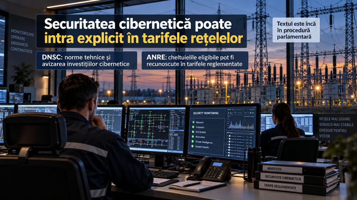 Securitatea cibernetică ar putea fi recunoscută în tarifele rețelelor prin noua Lege a energiei — NRG-IA