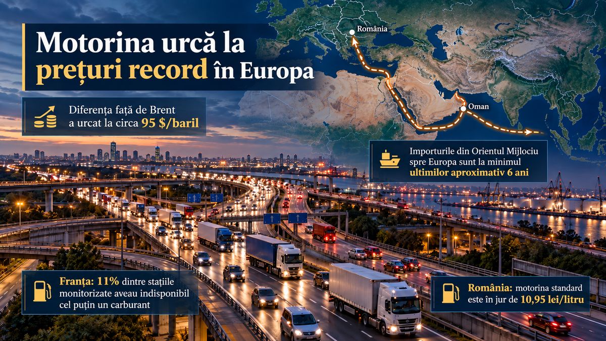 Motorina atinge prețuri record în Europa: stocuri reduse și risc de penurie — NRG-IA