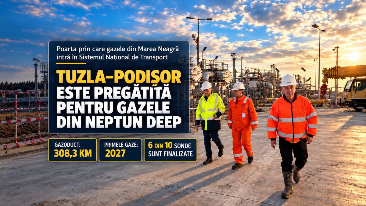 Neptun Deep: conducta Tuzla–Podișor este pregătită pentru primele gaze din 2027 — NRG-IA