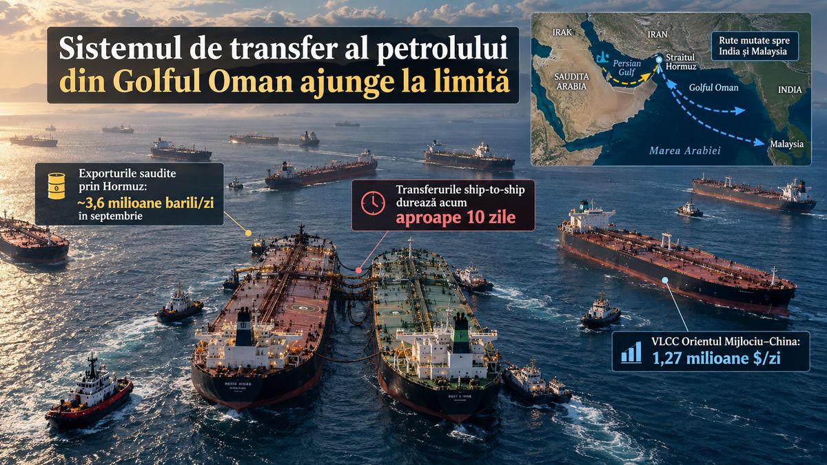 Arabia Saudită împinge la limită sistemul de transfer al petrolului din Golful Oman — NRG-IA